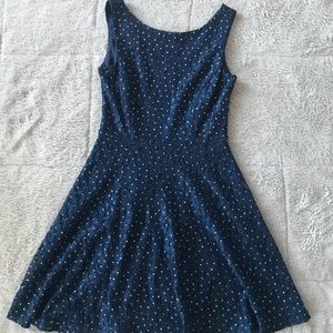 Navy lace dress